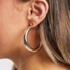 ASOS DESIGN Kolczyki Koła 50 mm Grube 30505