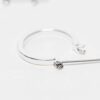 ASOS DESIGN Zestaw 3 srebrnych kolczyków 20 mm