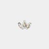 With Bling piercing 6 mm posrebrzany 30528