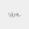 With Bling piercing 6 mm posrebrzany 30528