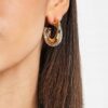 ASOS DESIGN 14-karatowe Pozłacane Kolczyki Koła