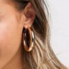 ASOS DESIGN Kolczyki Koła 50 mm Grube 30505