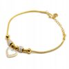 Bransoletka Modułowa Charms Serce Cyrkonie 00584