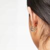 Accessorize Kolczyki, podwójne złote koła 30674